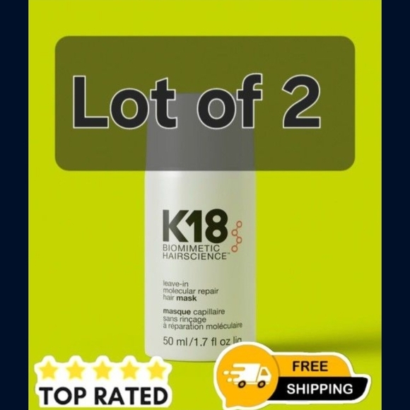 k 18 Other - Biomimetic Hairscience Leave-In Molecular Repair Hair Mask - Gray